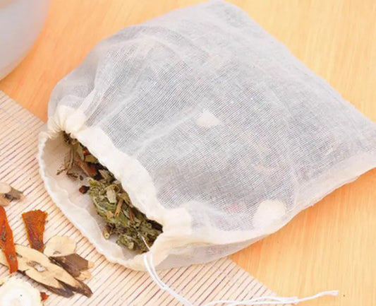 Lot de 50 - 25 - 10 Sachets de Thé ou Décoction Réutilisables