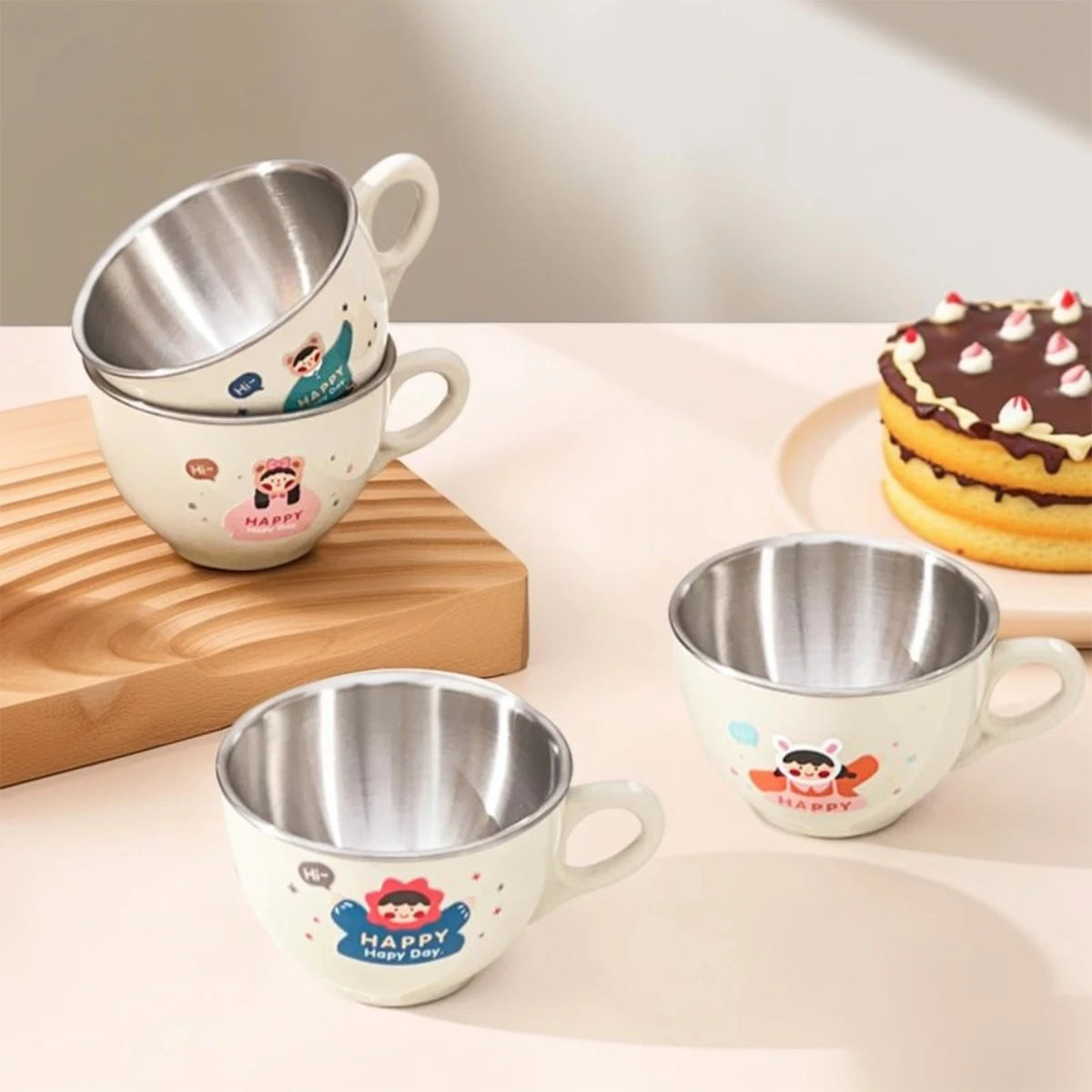 Tasse en Inox pour Enfant - Différents Styles