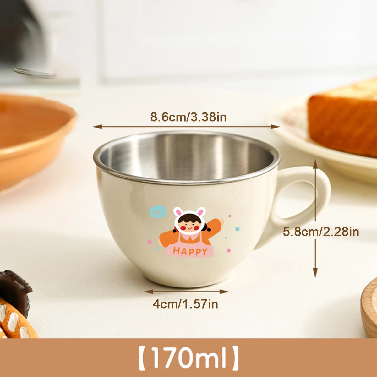 Tasse en Inox pour Enfant - Différents Styles