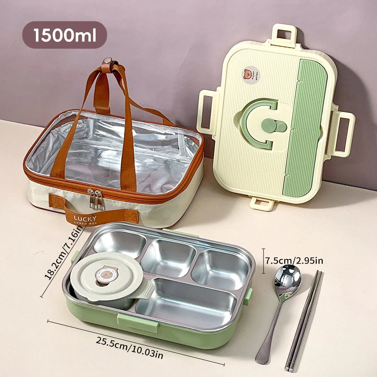 Kit Lunch Box en Inox