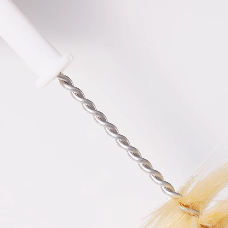 Gros Goupillon en Inox et Poils Naturels - 38 cm de long