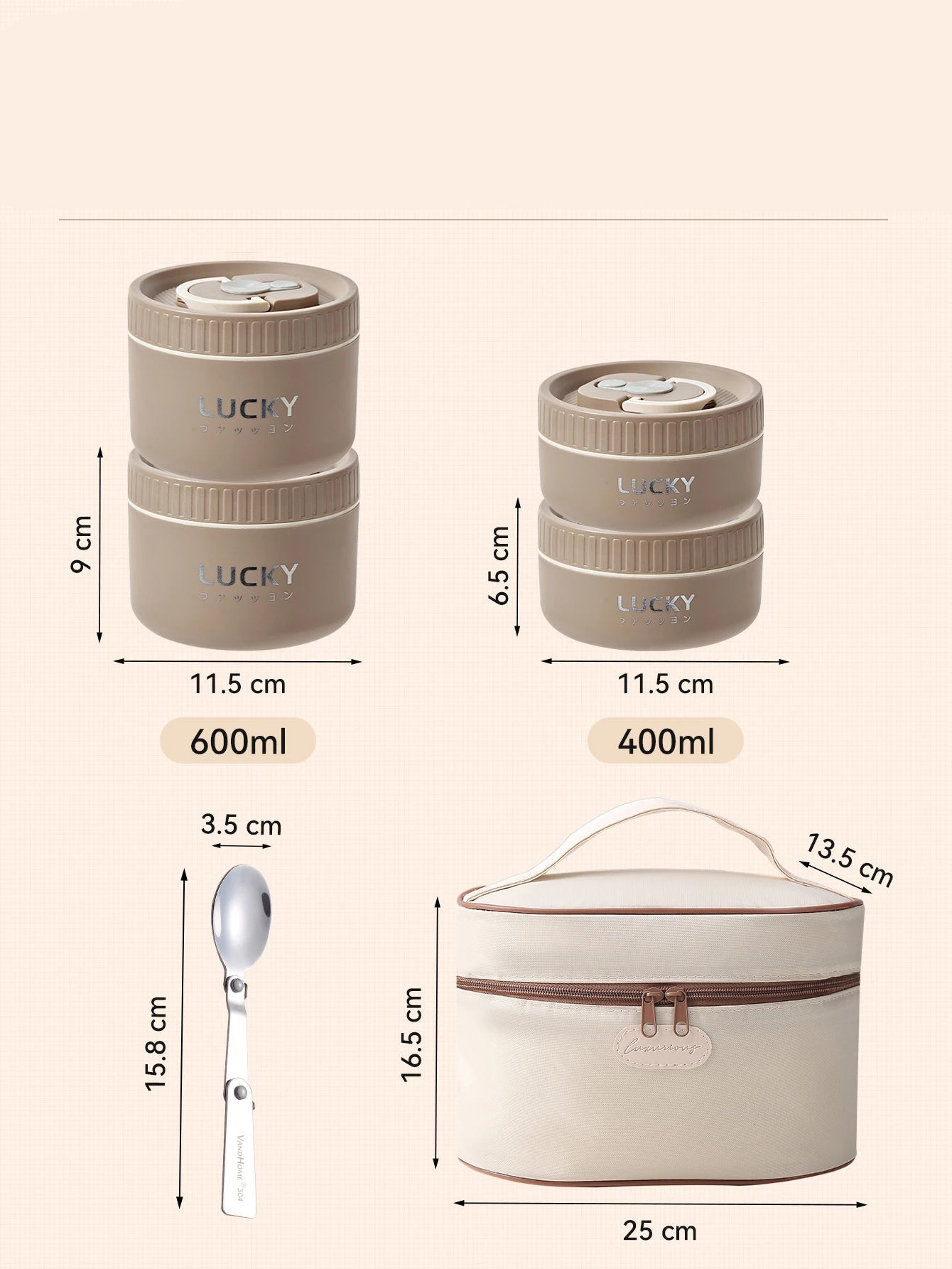Bento Lunch Box en Inox Japonais