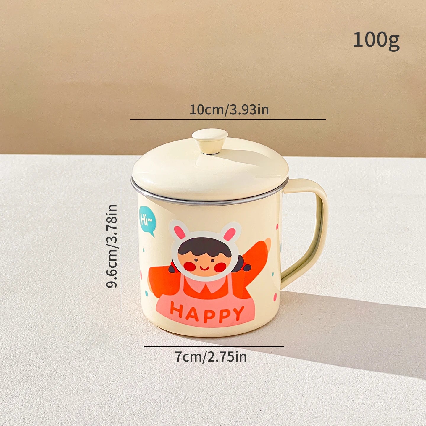 Mug en Inox avec son Couvercle - Différents Styles