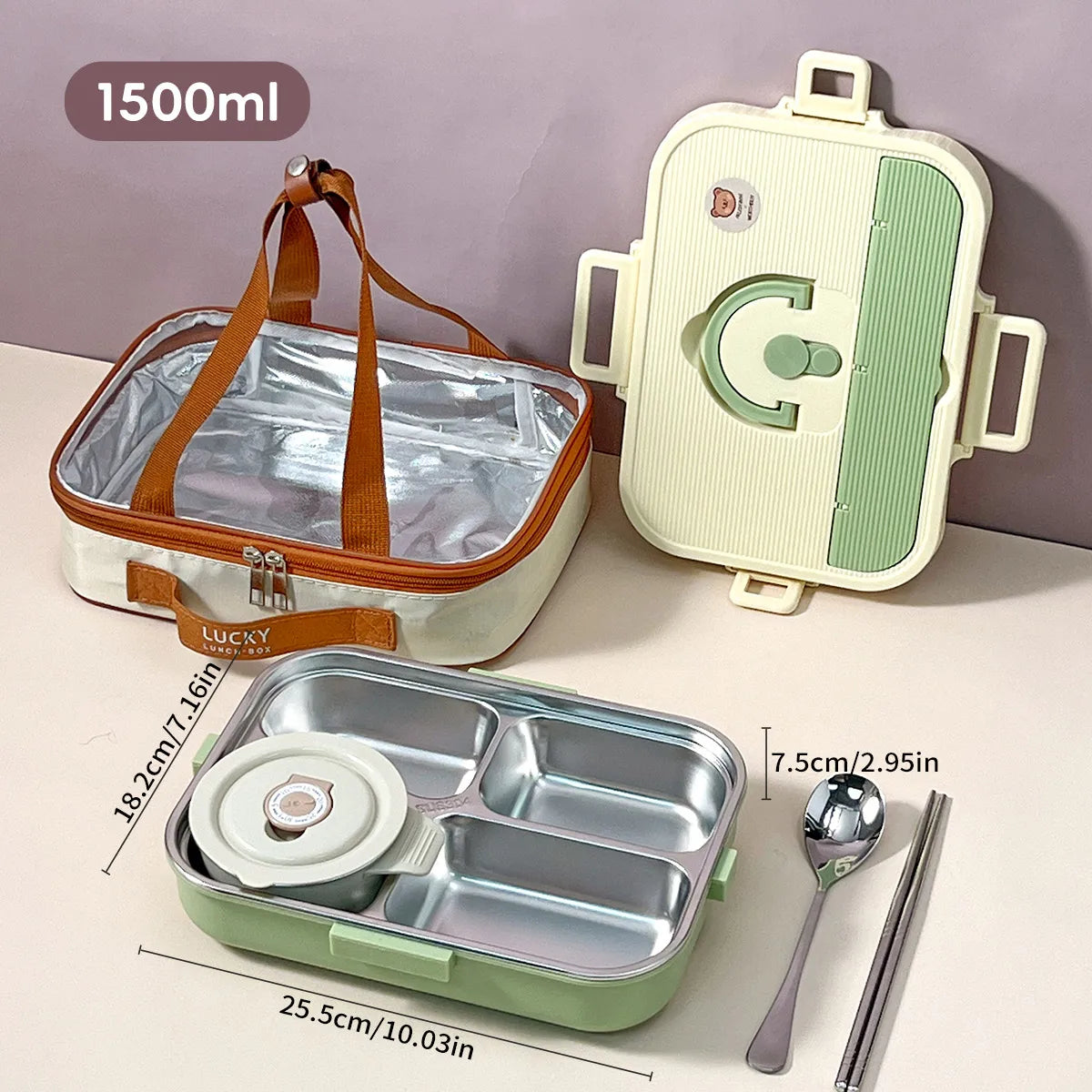 Kit Lunch Box en Inox