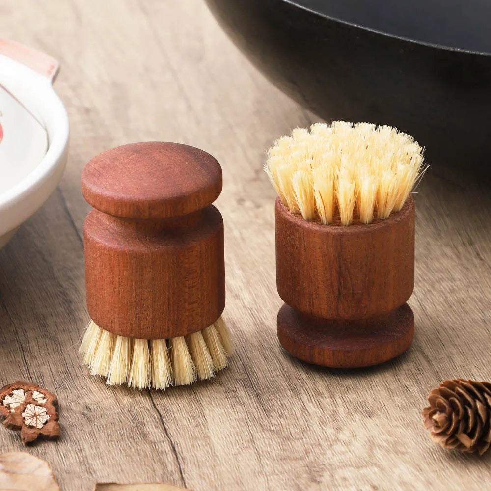 Pinceau pour Matières Grasse en Bois et Poils Naturels