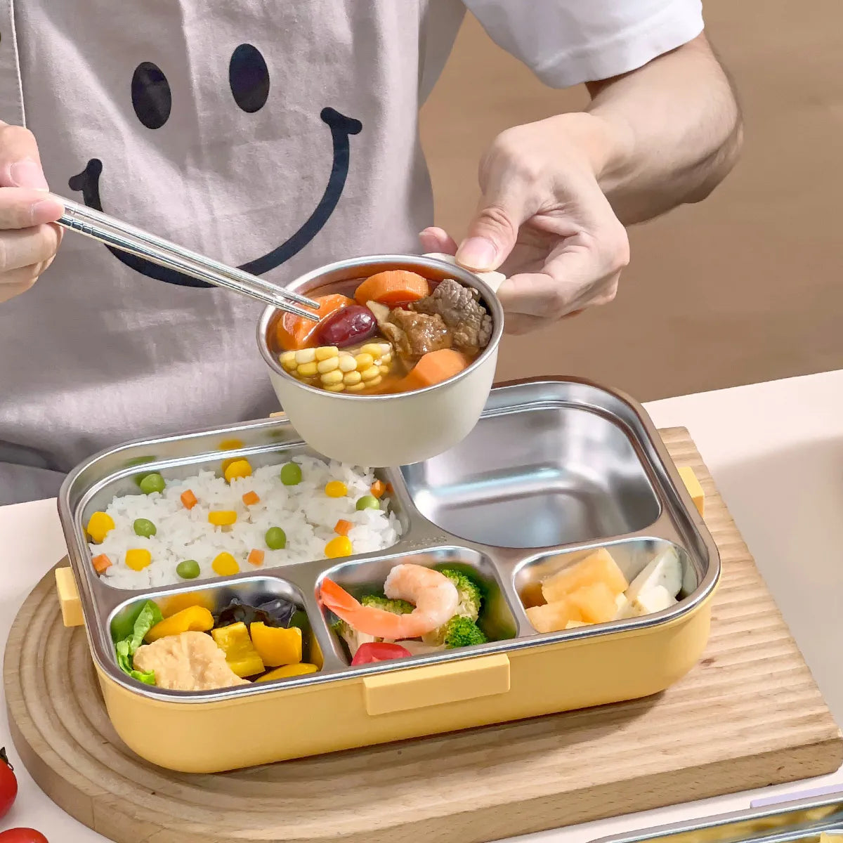 Kit Lunch Box en Inox