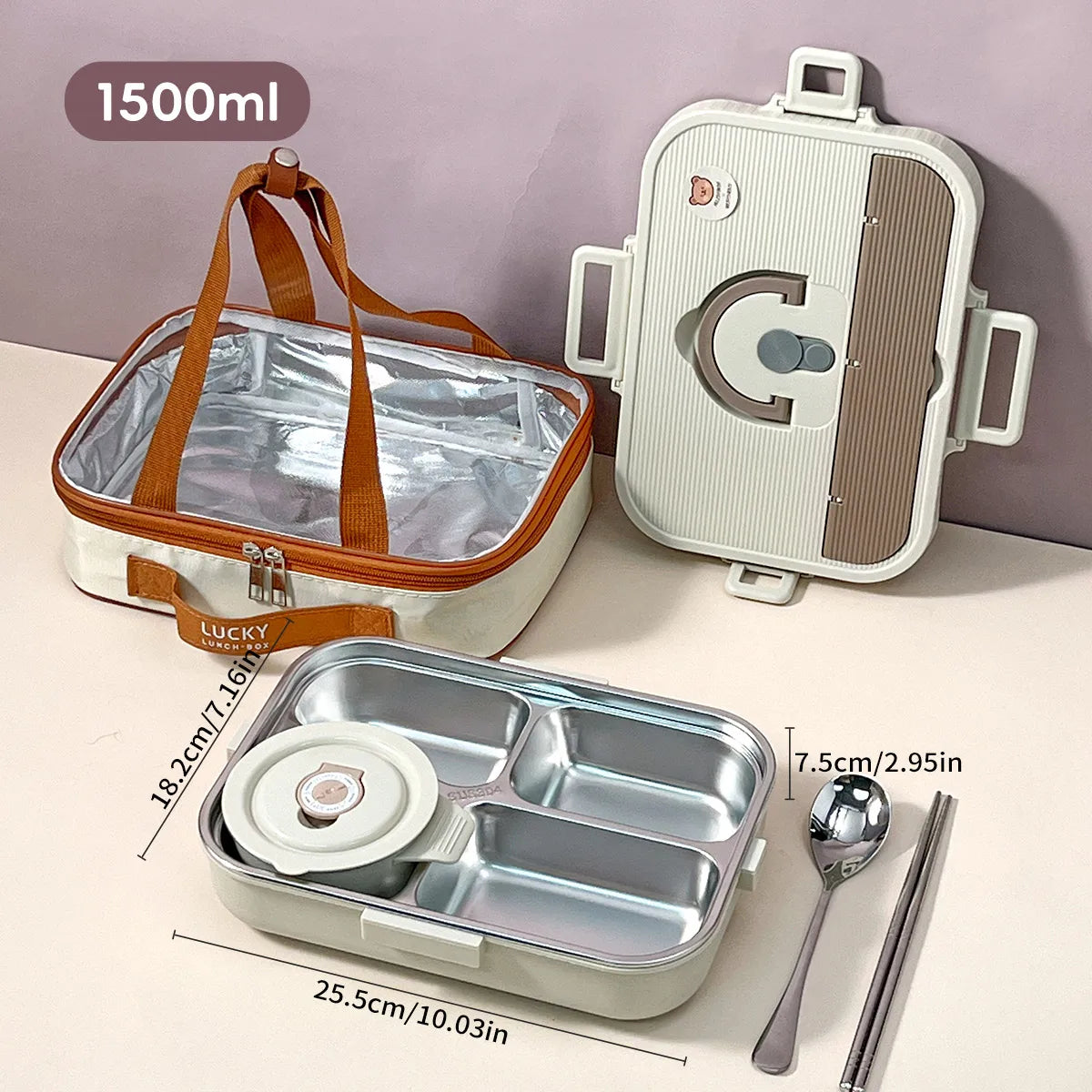 Kit Lunch Box en Inox