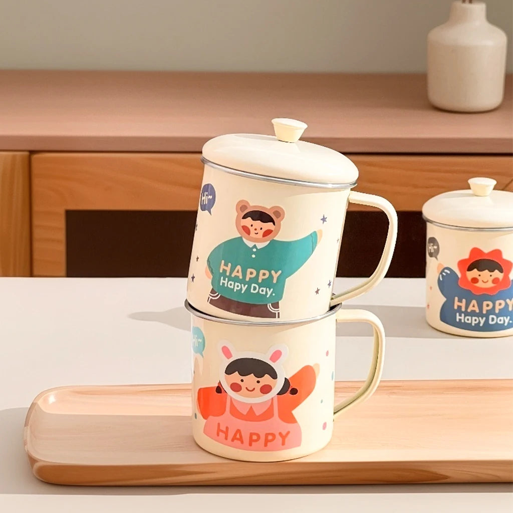 Mug en Inox avec son Couvercle - Différents Styles