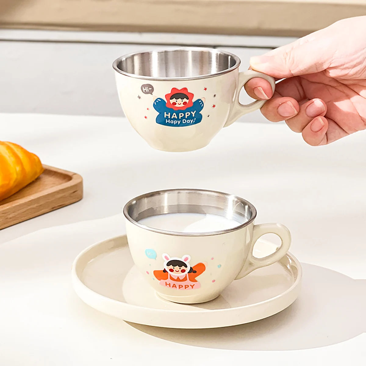 Tasse en Inox pour Enfant - Différents Styles