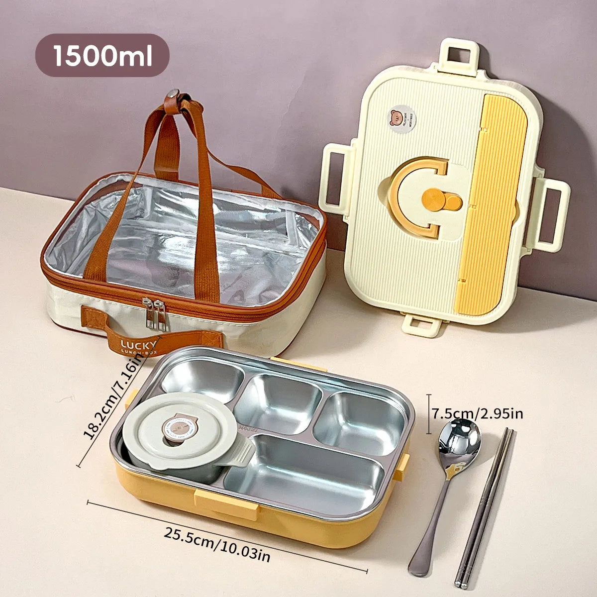 Kit Lunch Box en Inox