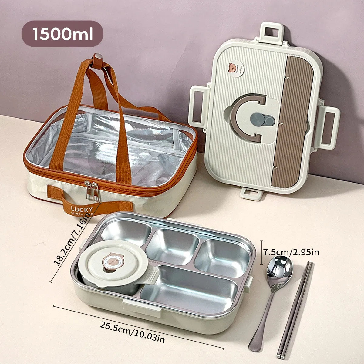Kit Lunch Box en Inox