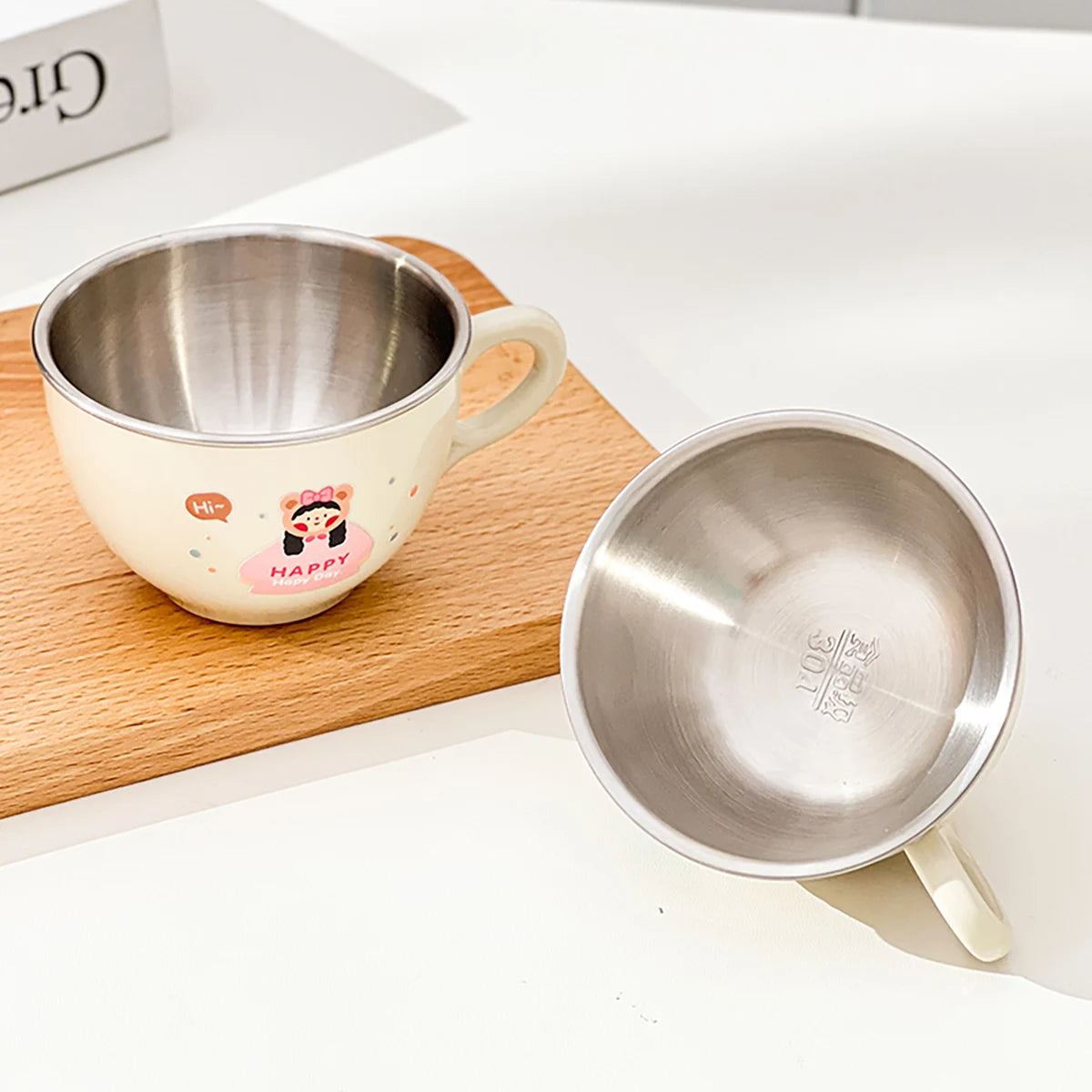 Tasse en Inox pour Enfant - Différents Styles