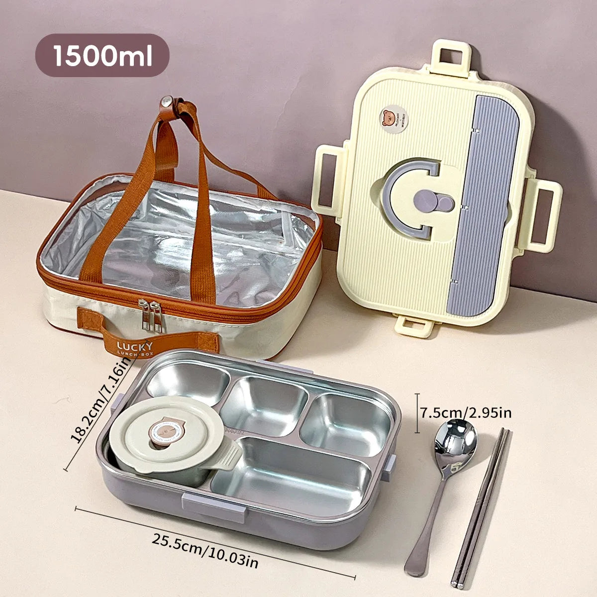 Kit Lunch Box en Inox