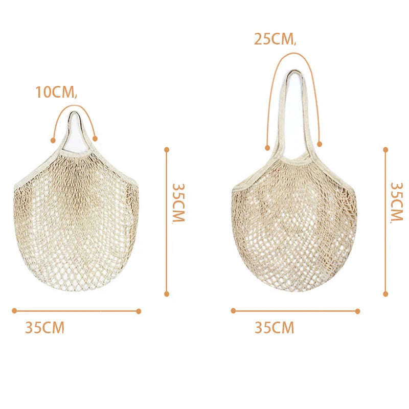 Sac à Provision Filet en Coloris Divers - Hanses courtes ou longues