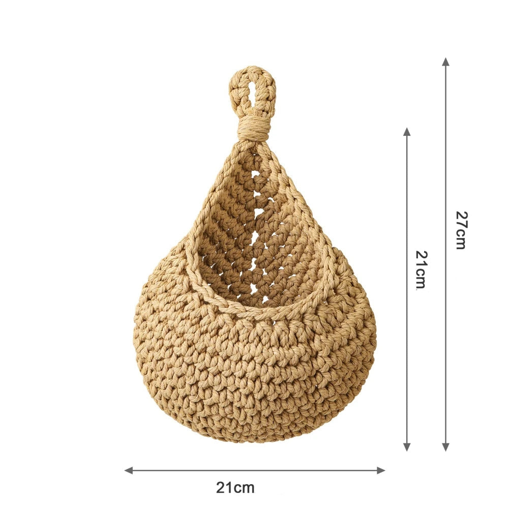 Panier en Osier pour Rangement de Fruits et Légumes