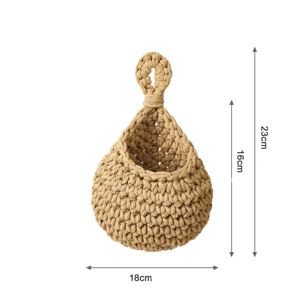 Panier en Osier pour Rangement de Fruits et Légumes