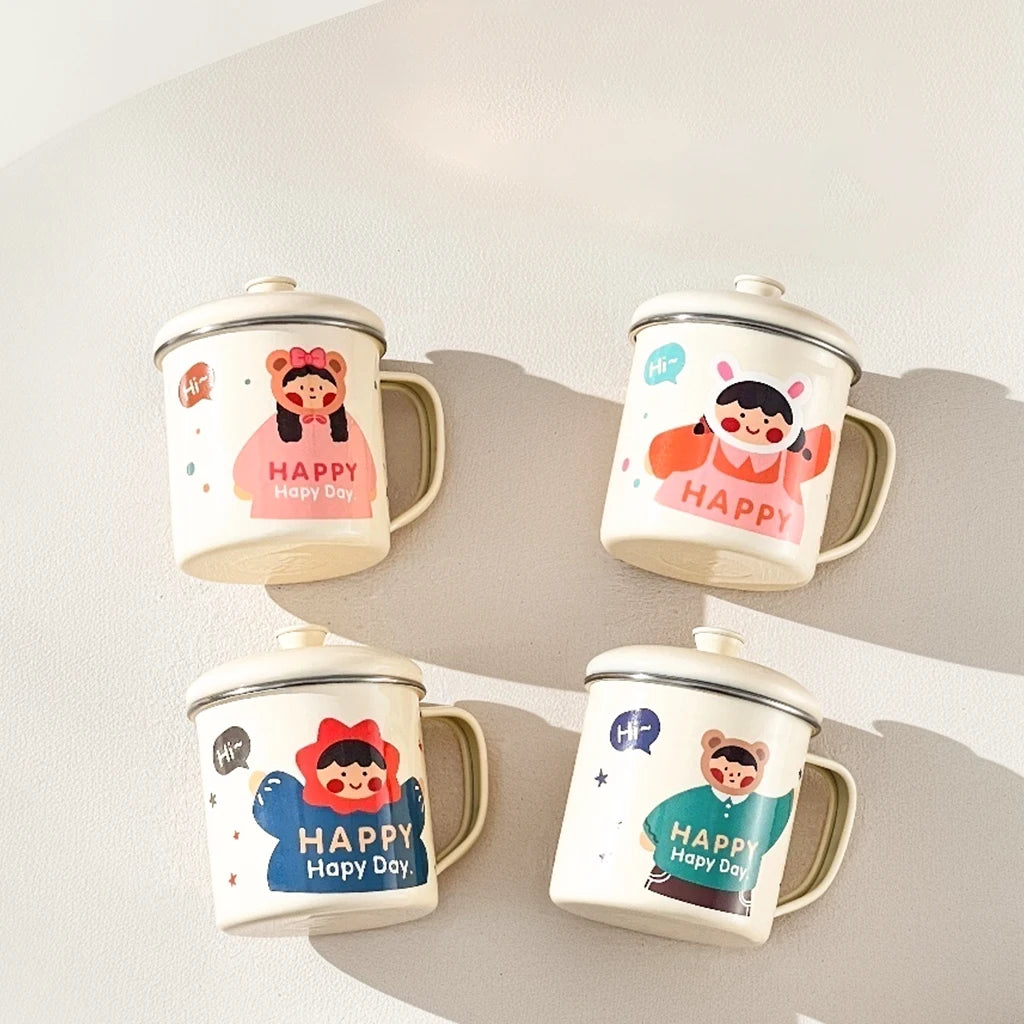 Mug en Inox avec son Couvercle - Différents Styles