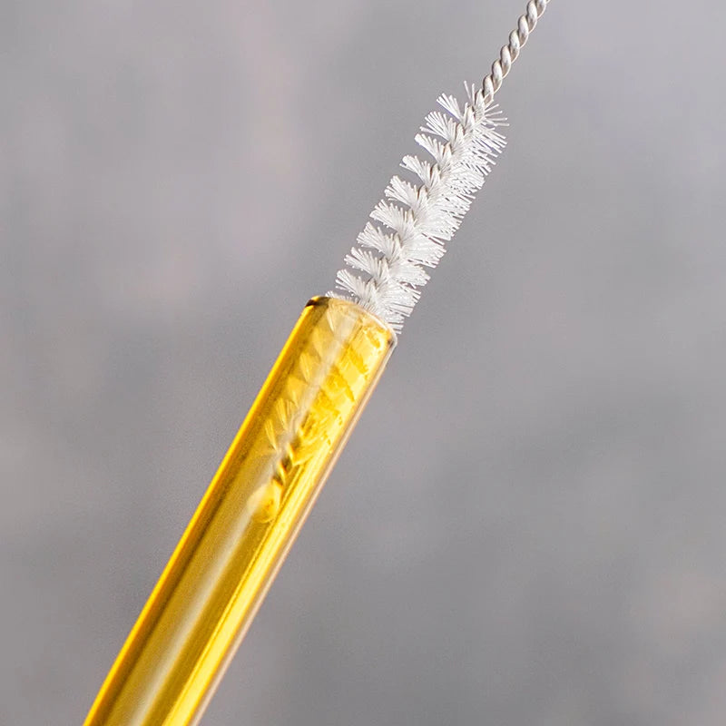 Lot de Goupillon en Inox, Poils naturels et Nylon