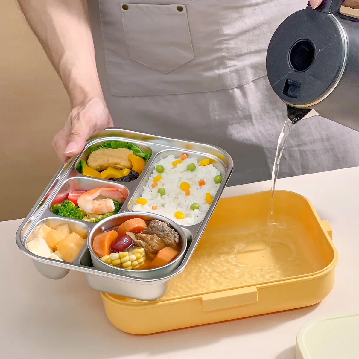 Kit Lunch Box en Inox