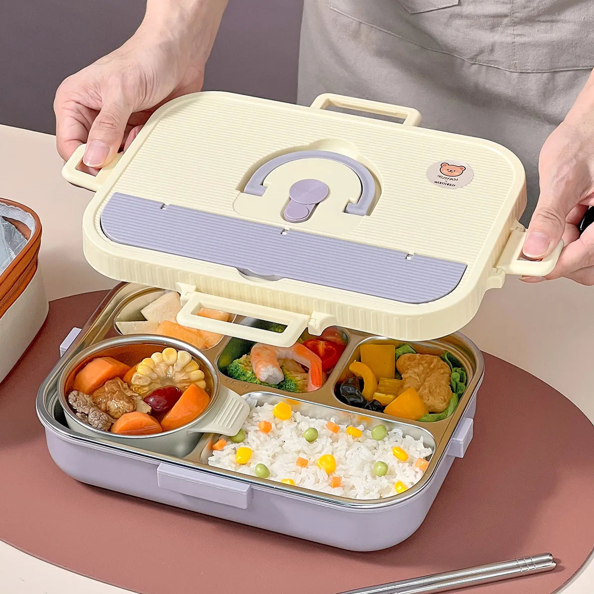 Kit Lunch Box en Inox