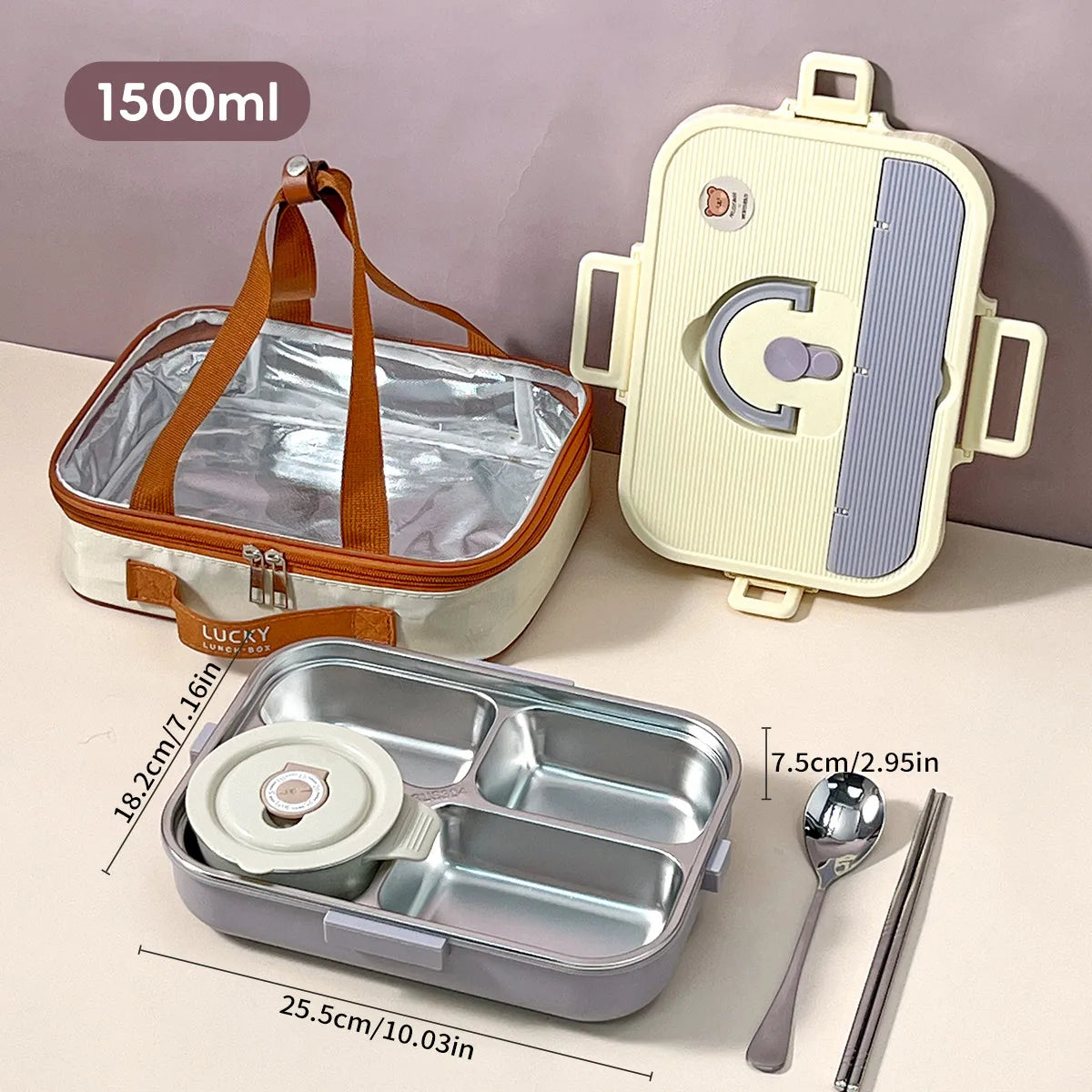 Kit Lunch Box en Inox