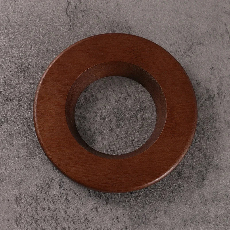 Porte-Filtre à Café en Céramique ou Verre en Bois