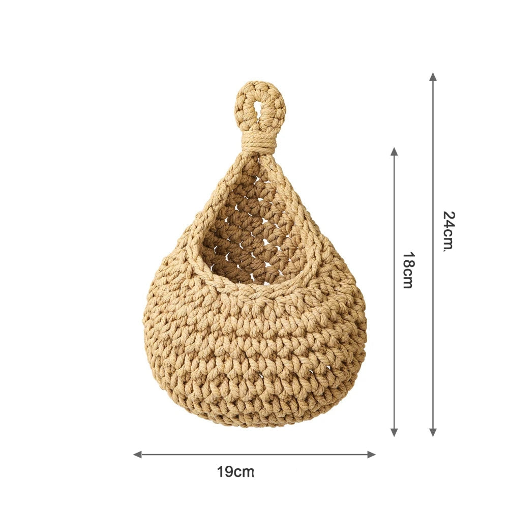 Panier en Osier pour Rangement de Fruits et Légumes