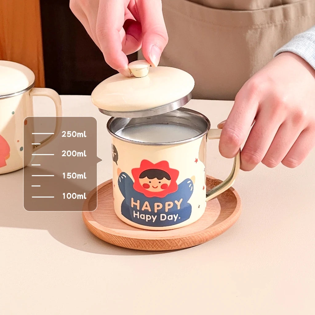 Mug en Inox avec son Couvercle - Différents Styles