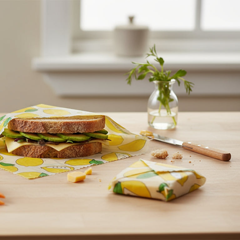 BeeWrap - Lot de 3 Papiers d'Emballage de Cuisine Ecologique