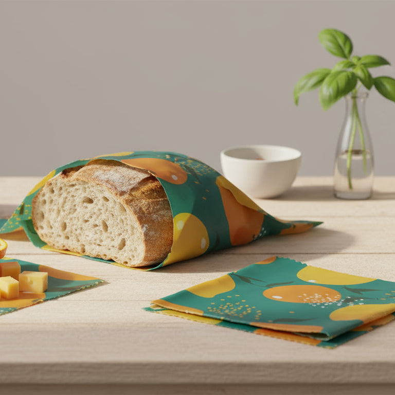 BeeWrap - Lot de 3 Papiers d'Emballage de Cuisine Ecologique