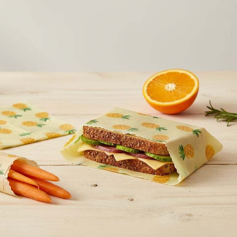 BeeWrap - Lot de 3 Papiers d'Emballage de Cuisine Ecologique